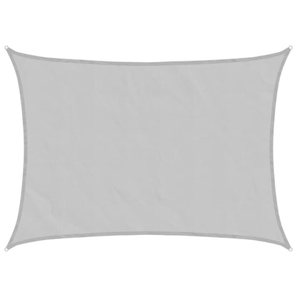 Vidaxl Toldo De Vela Poliéster Oxford 100% Gris Claro 8x6 M_0