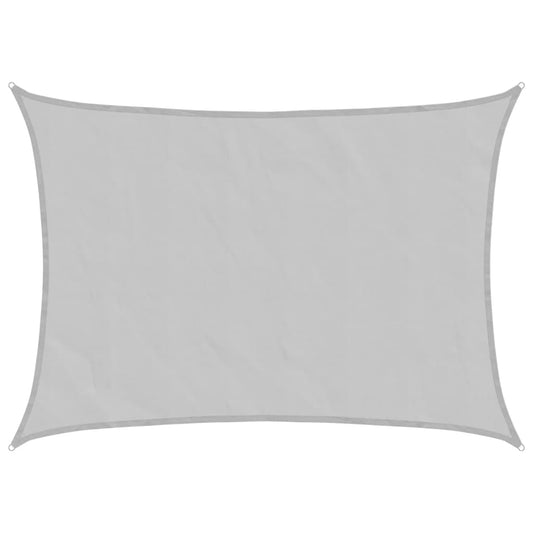 Vidaxl Toldo De Vela Poliéster Oxford 100% Gris Claro 8x6 M_0