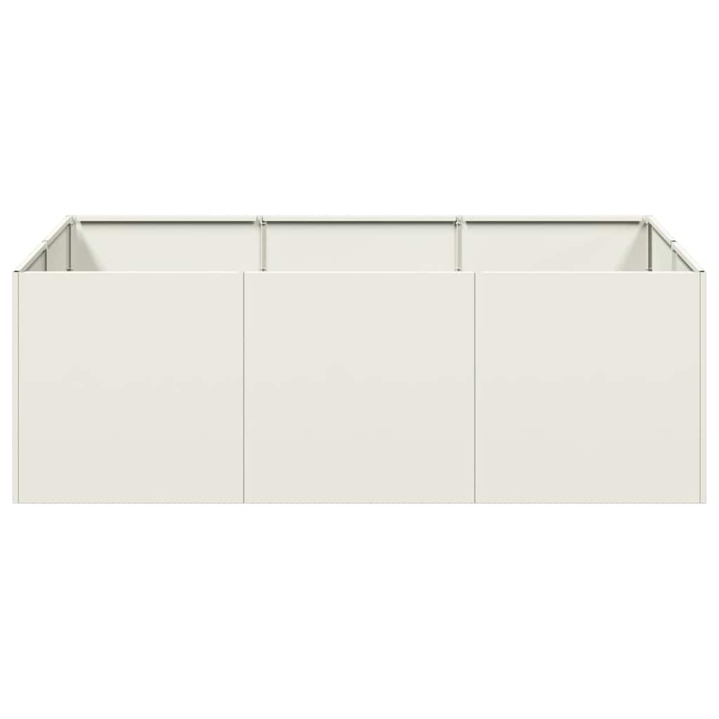 Jardinera Acero Blanco 120x80x40 Cm_3