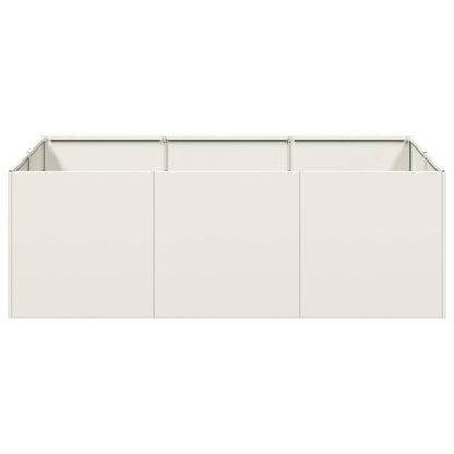 Jardinera Acero Blanco 120x80x40 Cm_3