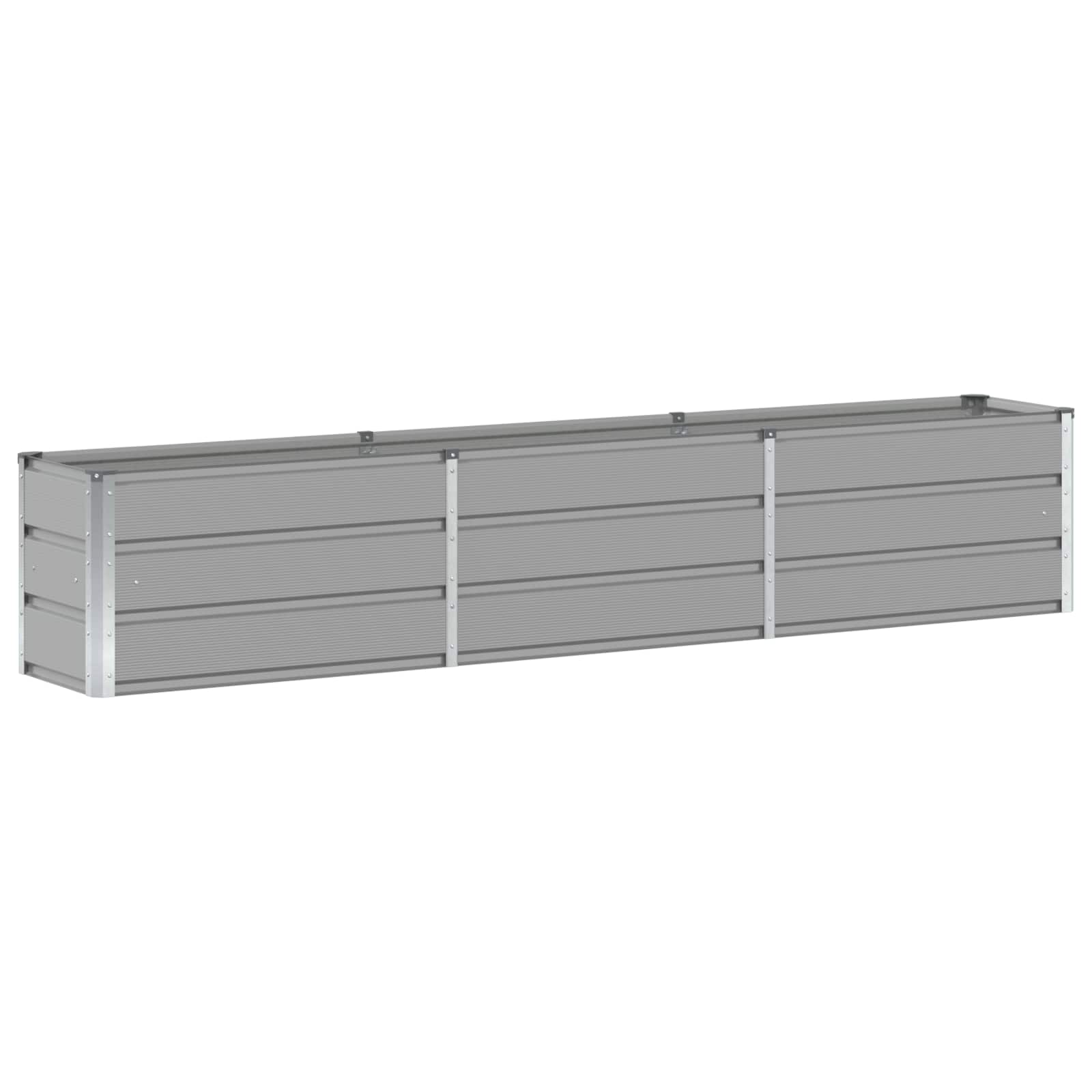Jardinera Gris Claro 240 X 40 X 45 Cm Acero_0