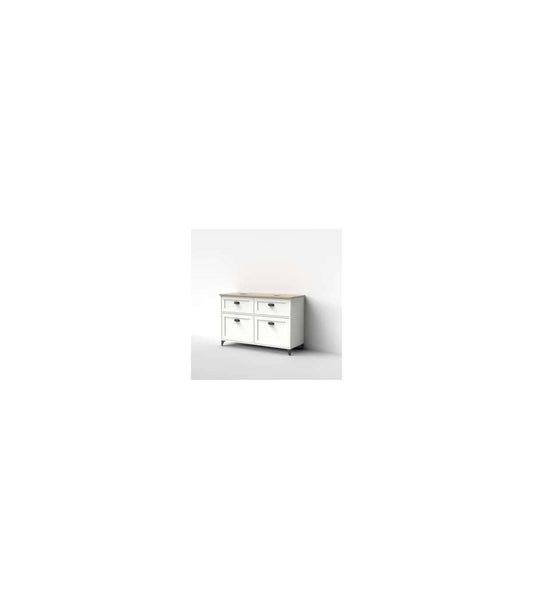 Mueble De Baño Sin Lavabo Toscana En Acabado Color Blanco, 92cm(alto) 120cm(ancho) 47cm(l_0
