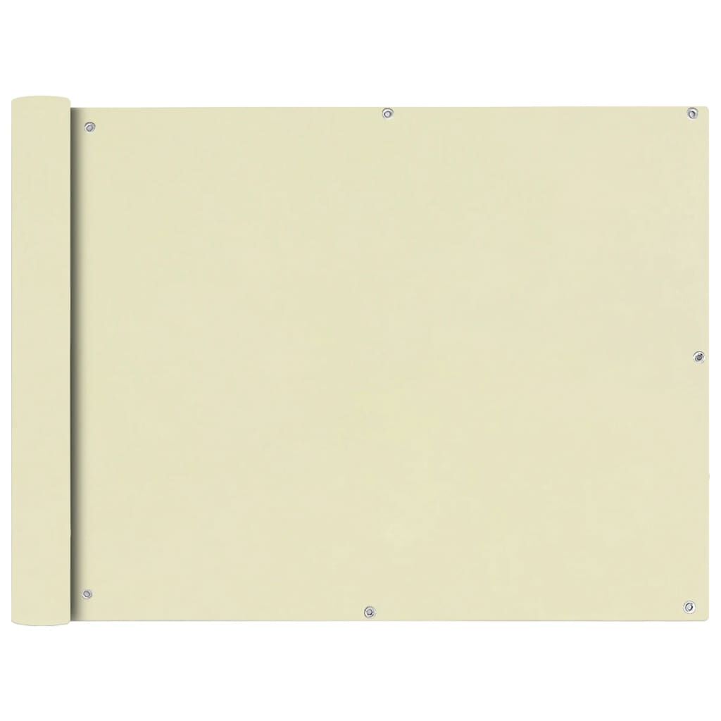 Vidaxl Toldo Para Balcón Tela Oxford 90x400 Cm Crema_0