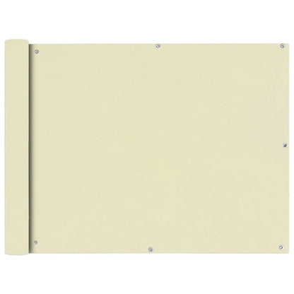 Vidaxl Toldo Para Balcón Tela Oxford 90x400 Cm Crema_0