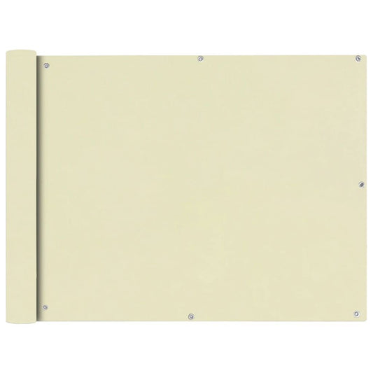 Vidaxl Toldo Para Balcón Tela Oxford 90x400 Cm Crema_0