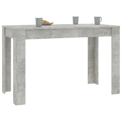 Mesa De Comedor De Madera De Ingeniería Gris 120x60x76 Cm_1