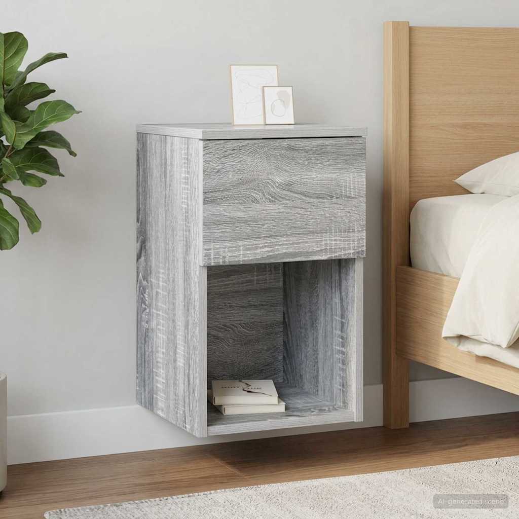 Mueble Cama Gris Sonoma 29 X 31,5 X 49 Cm Madera De Ingeniería_3