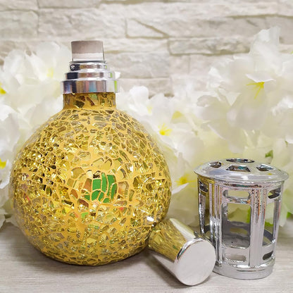 Lámpara Catalítica Mosaico Dorado (200ml) - Sanea El Ambiente Y Elimina Los Malos Olores E Impurezas Del Aire_2