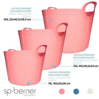 3x Life Story Cesto Craft 40l+25l+15l Light Rose_2