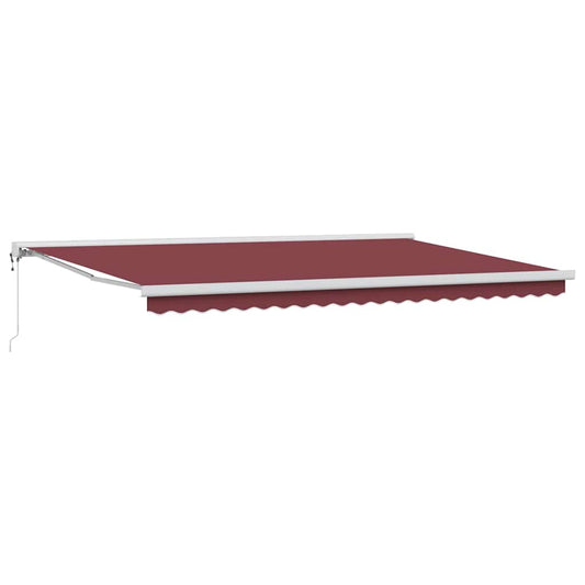 Toldo Retráctil Automático Burdeos 500x300 Cm_0