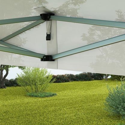 Outsunny Techo De Repuesto Para Carpa Plegable 3x3 M Impermeable Blanco_3
