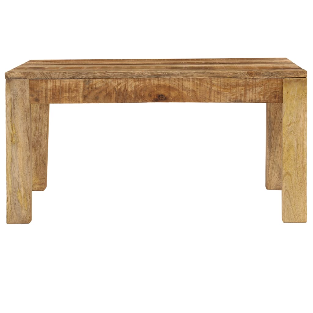 Mesa De Centro De Madera Maciza De Mango 80x80x40 Cm_1