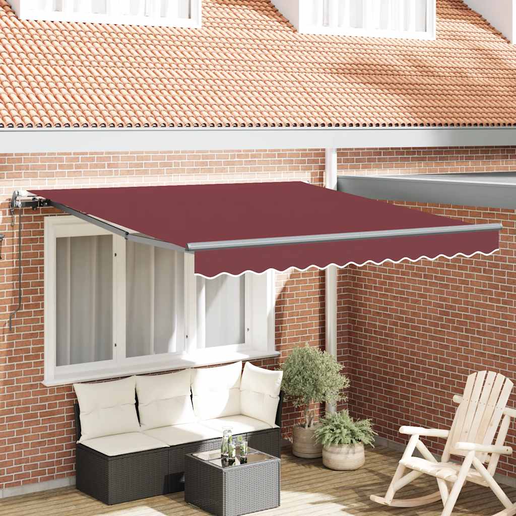 Toldo Retráctil Automático Burdeos 300x250 Cm_1