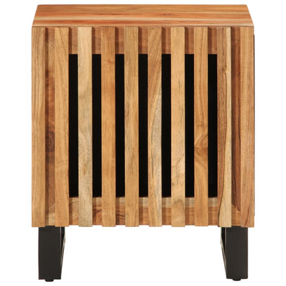 Mesitas De Noche 2 Uds Madera Maciza De Acacia 40x34x46 Cm_2