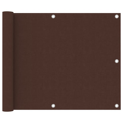 Vidaxl Toldo Para Balcón Tela Oxford Marrón 75x300 Cm_0