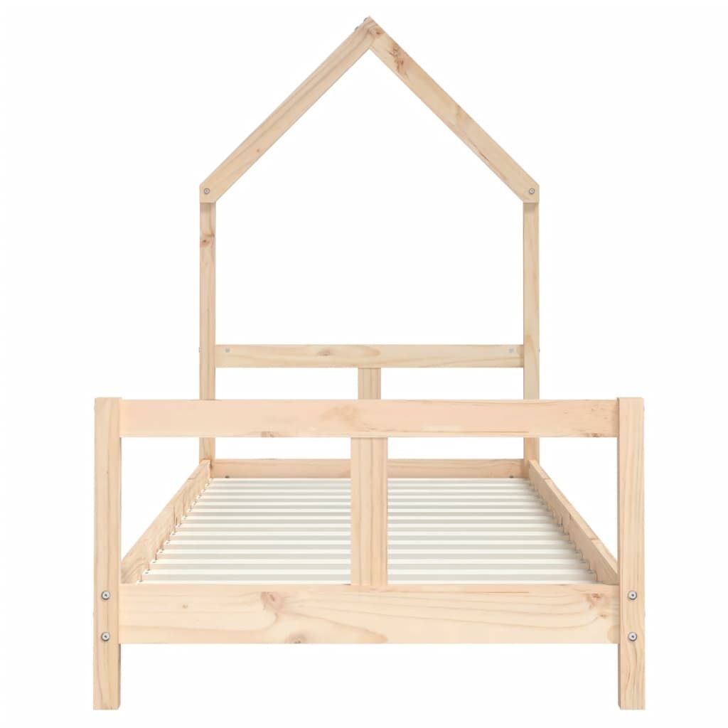 Vidaxl Estructura De Cama Para Niños Madera Maciza De Pino 80x200 Cm_3