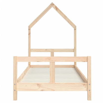 Vidaxl Estructura De Cama Para Niños Madera Maciza De Pino 80x200 Cm_3