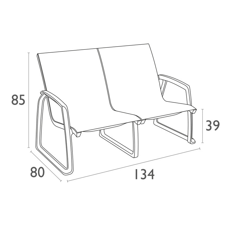 Siesta Exclusive Sillón De Exterior Pacific Lounge Sofa Armchair Taupe_2