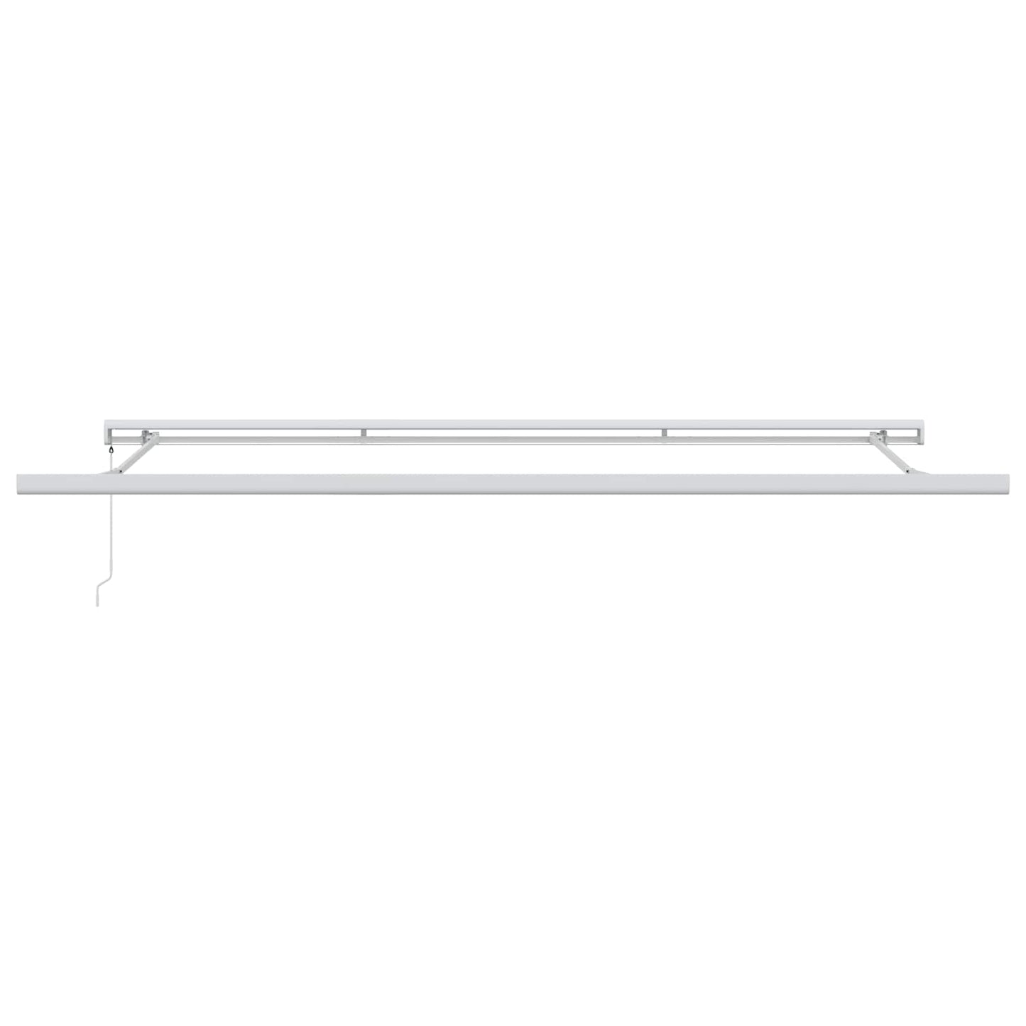 Toldo Retráctil Verde Y Blanco 500 X 300 Cm Lona Y Aluminio_0