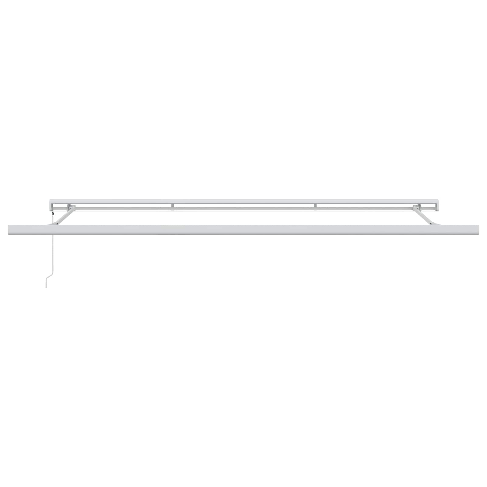 Toldo Retráctil Verde Y Blanco 500 X 300 Cm Lona Y Aluminio_0
