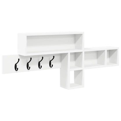 Perchero De Pared 100 X 12 X 43,5 Cm Madera De Ingeniería_0