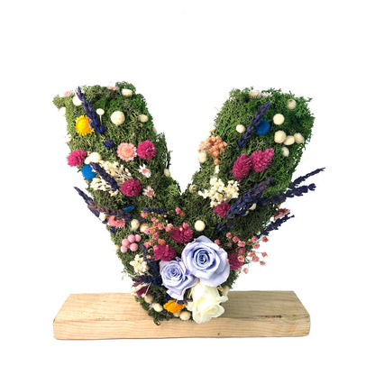 Letras Preservadas Arcoiris 25x25cm