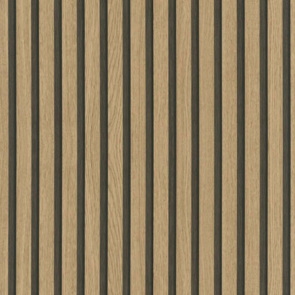 Noordwand Papel Pintado Botanica Wooden Slats Marrón Y Roble_0