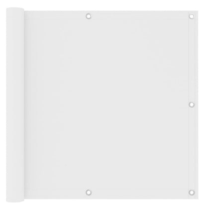 Vidaxl Toldo Para Balcón Tela Oxford Blanco 90x600 Cm_0