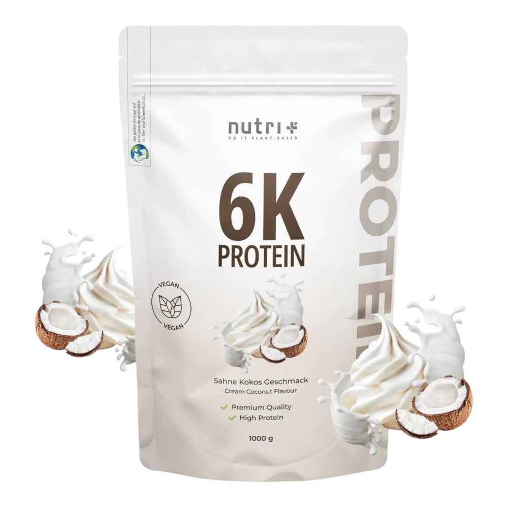 Proteína Vegana En Polvo 1 Kg, 6 Fuentes Vegetales - Nutri+ Vegan 6k_0