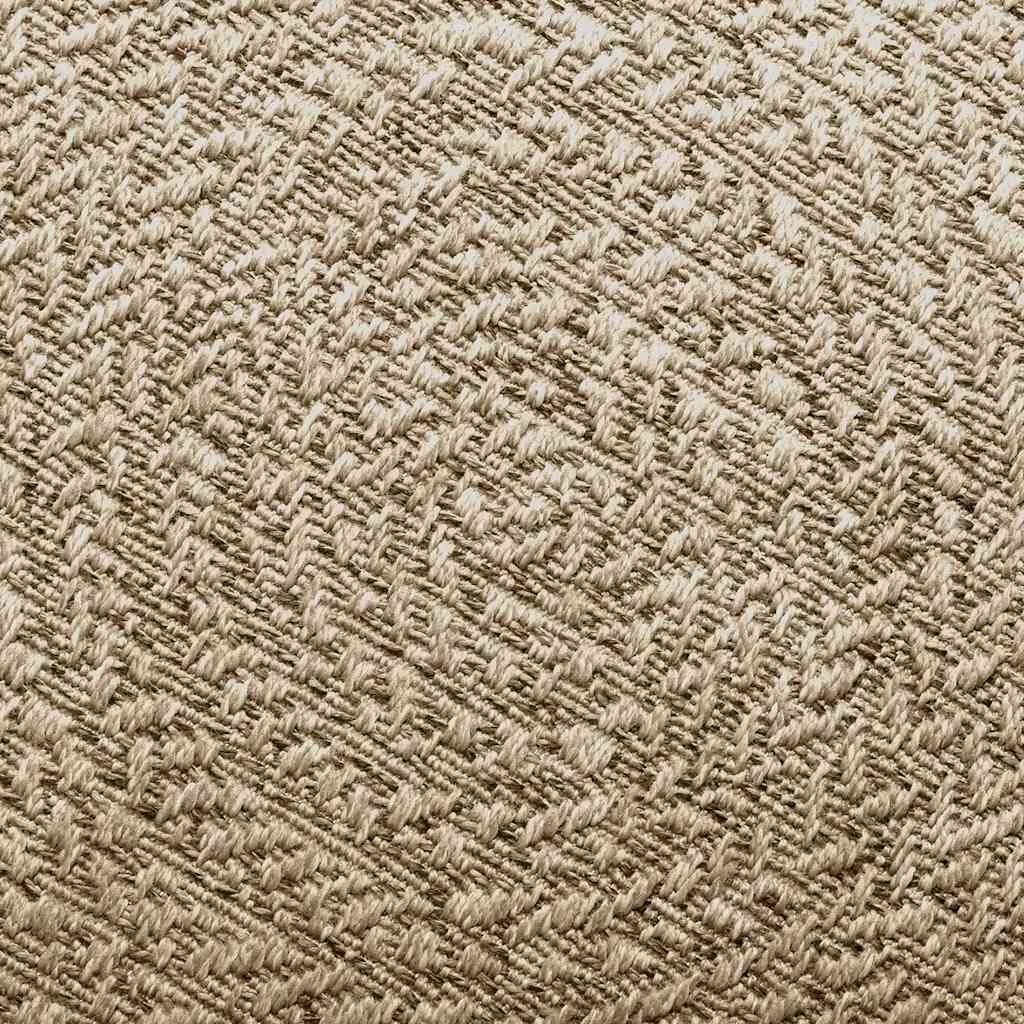 Vidaxl Alfombra Zizur Apariencia Yute Interior Exterior Beige 80x150cm_3