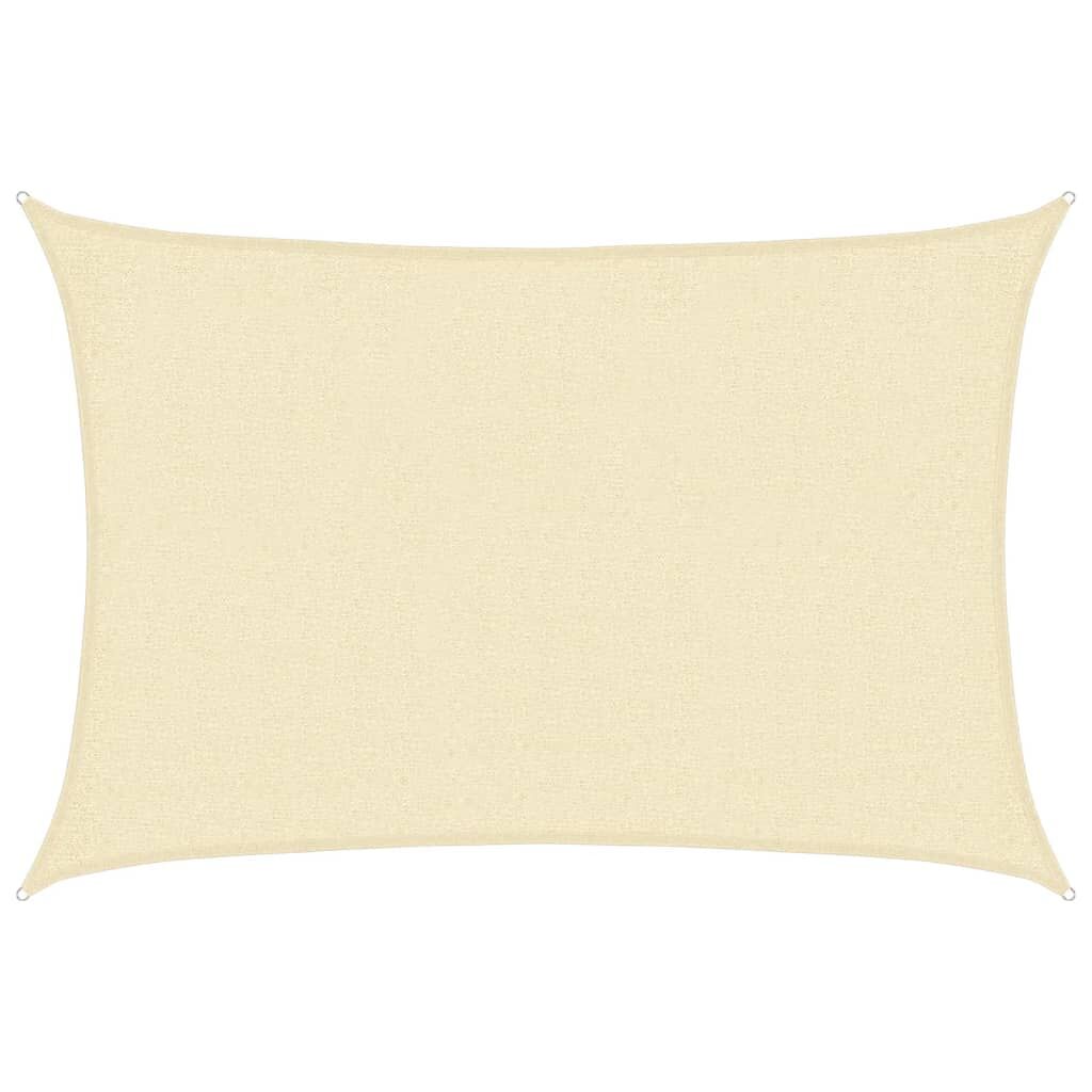 Vidaxl Toldo De Vela Crema Hdpe 160 G/m² 2x2,5 M_0