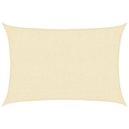 Vidaxl Toldo De Vela Crema Hdpe 160 G/m² 2x2,5 M_0