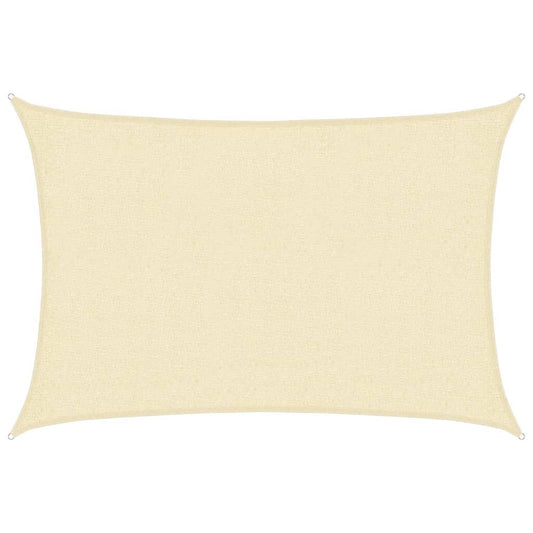 Vidaxl Toldo De Vela Crema Hdpe 160 G/m² 2x2,5 M_0