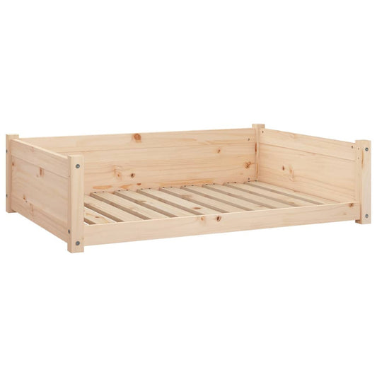 Vidaxl Cama Para Perros Madera Maciza De Pino 95,5x65,5x28 Cm_0