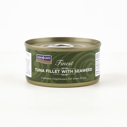 Fish4cats Filete Para Gato – Atún Con Algas 70 G (pack De 10)