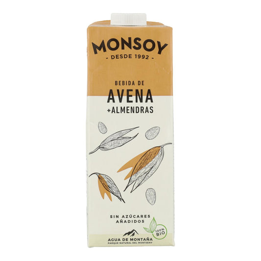 Bebida BIO de avena y almendra Monsoy 1 L