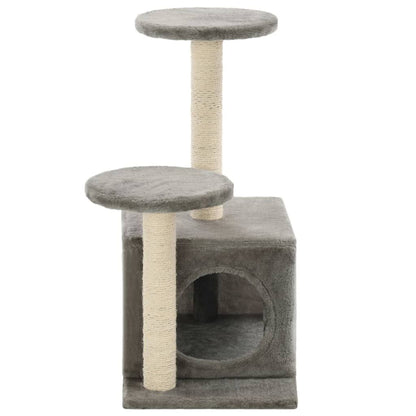 Vidaxl Rascador Para Gatos Con Poste Rascador De Sisal 60 Cm Gris_4