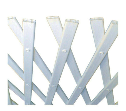 Celosía Plástico Extensible Blanco 0.5x1.5m