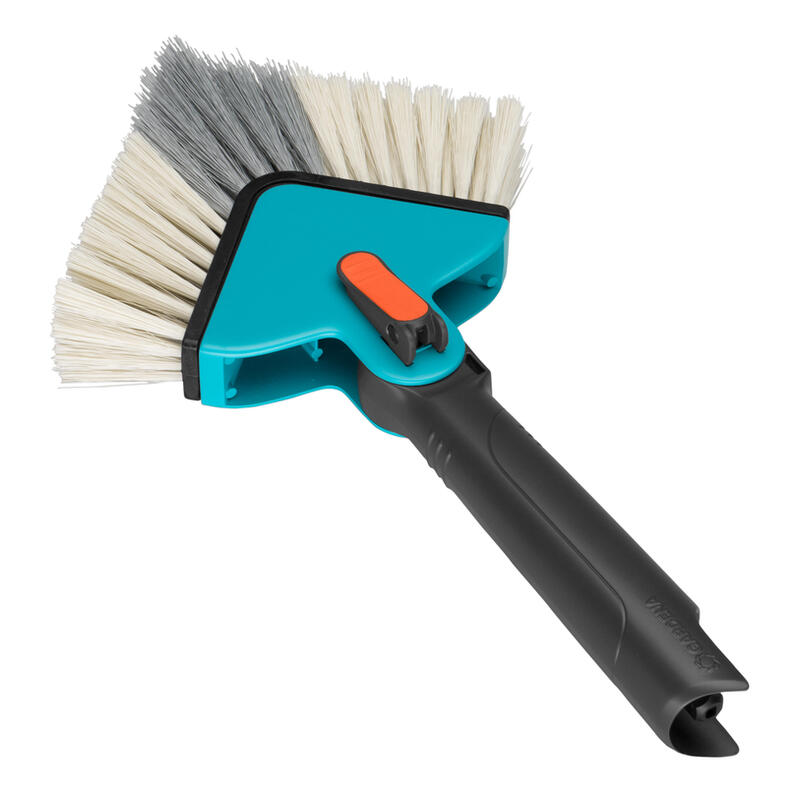 Gardena 3634-20 Escoba Exterior Negro, Azul, Naranja Cerda Dura_1