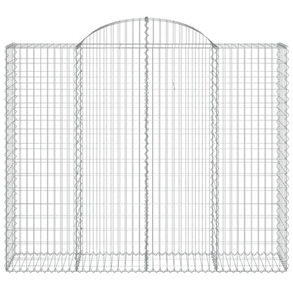 Cestas Gaviones 12 Uds Forma De Arco Hierro 200x50x160/180 Cm_3