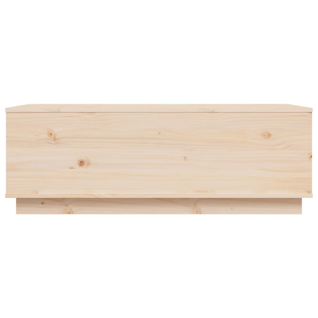 Mesa De Centro De Madera Maciza De Pino 100x50x35 Cm_4