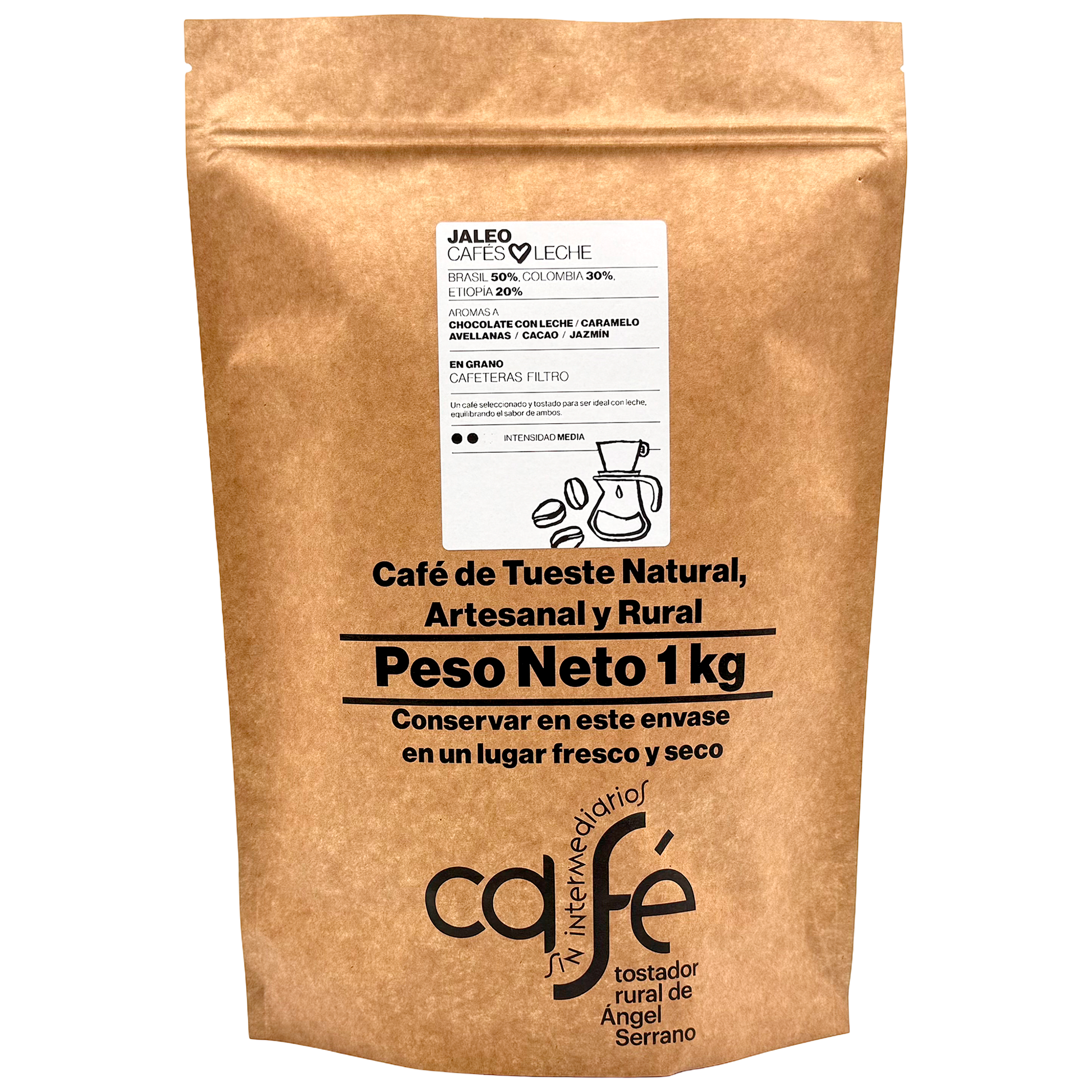 Cafe Sin Intermediarios Café Colombia Jaleo En Grano Para Filtro 1 Kg_0