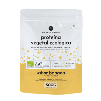 Proteína vegetal ECO 76% Banana Planeta Huerto 500 g