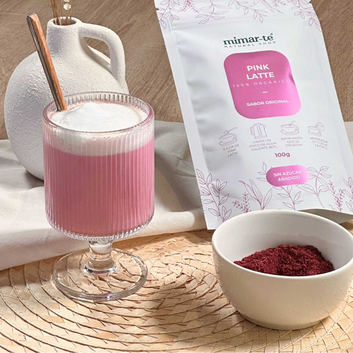 Pink Latte 100% Eco Mimar-té 100g_1