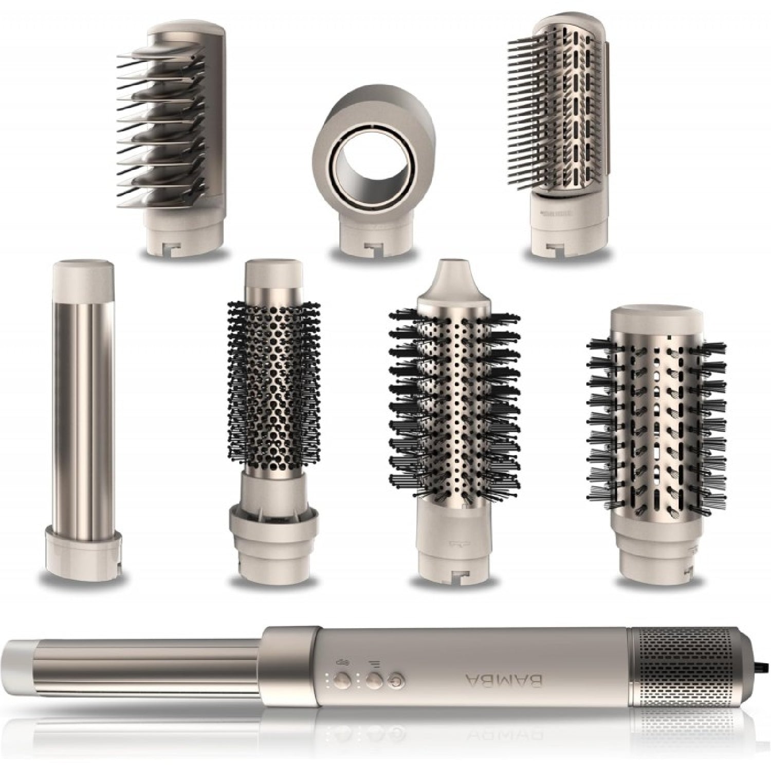 Cecotec Cepillo De Aire Bamba Ceramiccare Airglam Champagne Cecotec_0