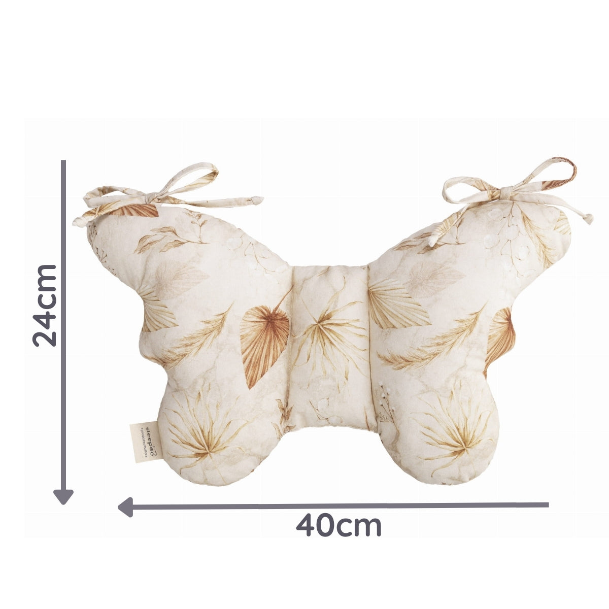 Almohada Para Bebés Antichoque Mariposa Bohemian Sand
