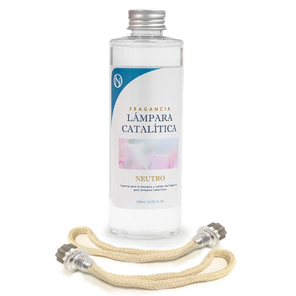 Pack Ahorro Limpieza De Lámpara Catalítica 200ml: 2x Mechas De Repuesto Grandes + Limpiador Neutro 200ml_0