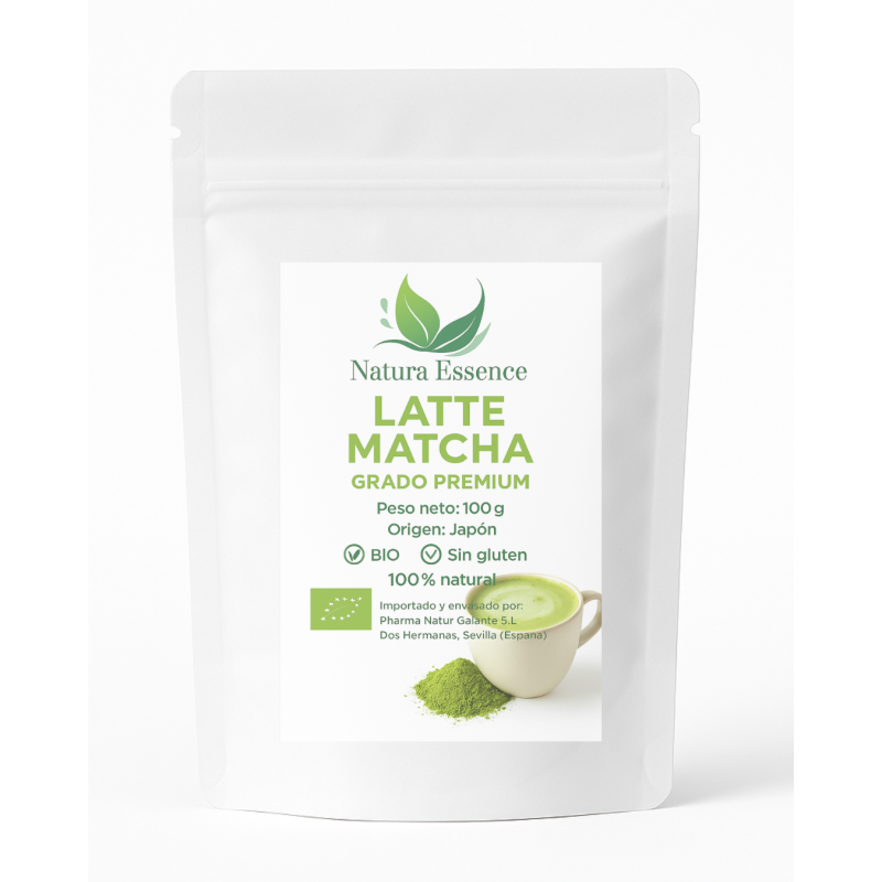 Matcha Latte Eco 100 Gramos – Té Matcha Premium Con Avena Y Coco Ecológicos_0