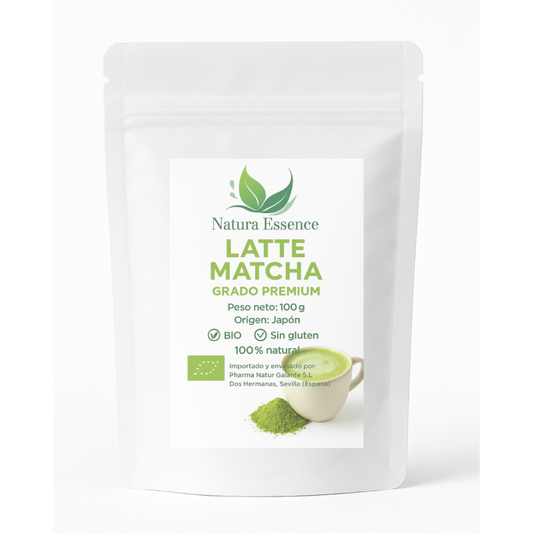Matcha Latte Eco 100 Gramos – Té Matcha Premium Con Avena Y Coco Ecológicos_0
