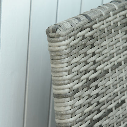 Outsunny Conjunto 2 Sillas Plegable Ratán En 5 Posiciones Reclinable 59x68x107cm_3